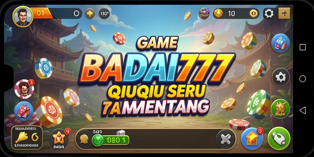 Tampilan gameplay QiuQiu yang seru di BADAI777.