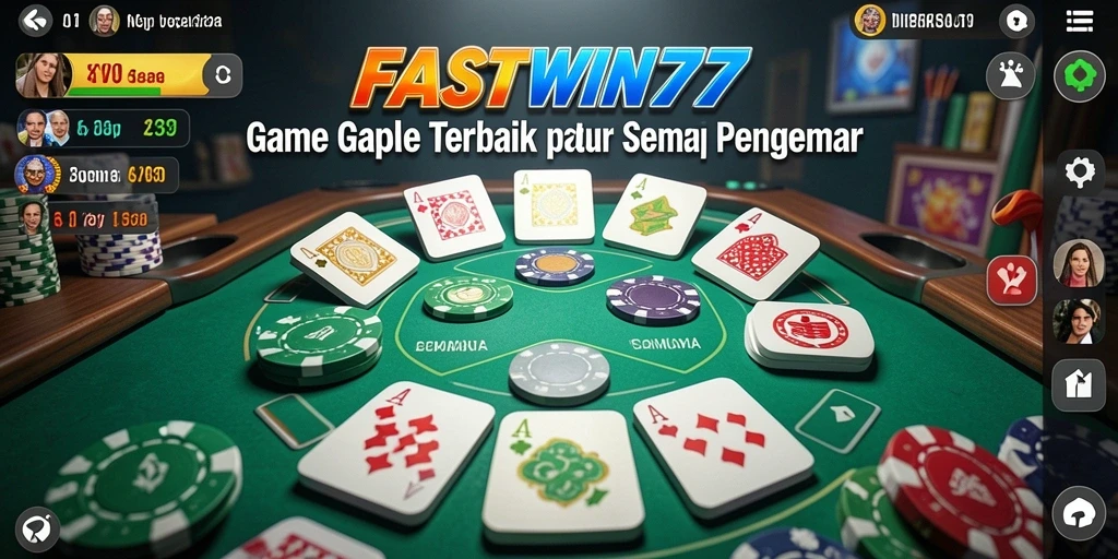 Gameplay seru dan interaktif dari permainan Gaple.