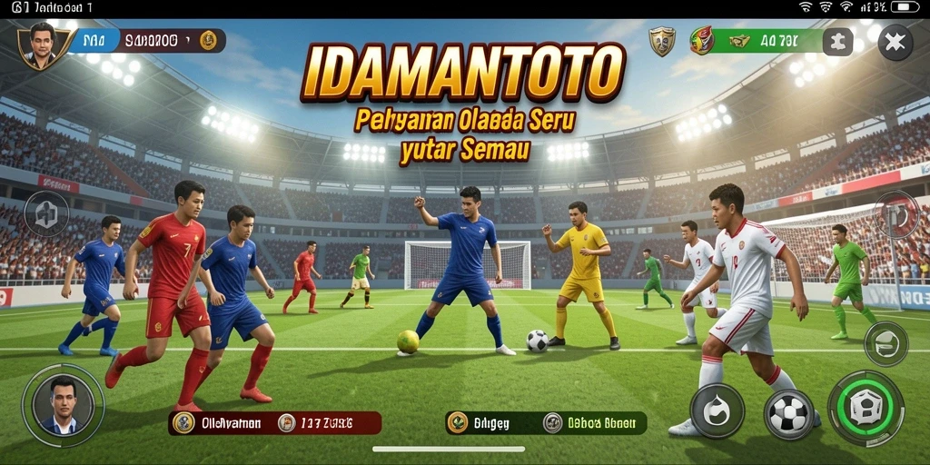 Tangkapan layar gameplay IDAMANTOTO yang menampilkan aksi olahraga yang seru.