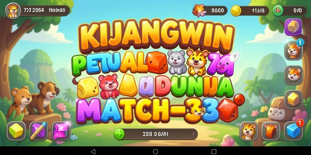 Tampilan gameplay KIJANGWIN yang seru dan penuh warna.