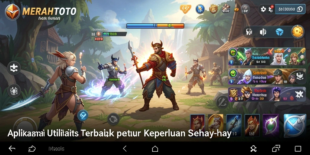 Tampilan aplikasi MERAHTOTO yang menarik dan mudah digunakan.