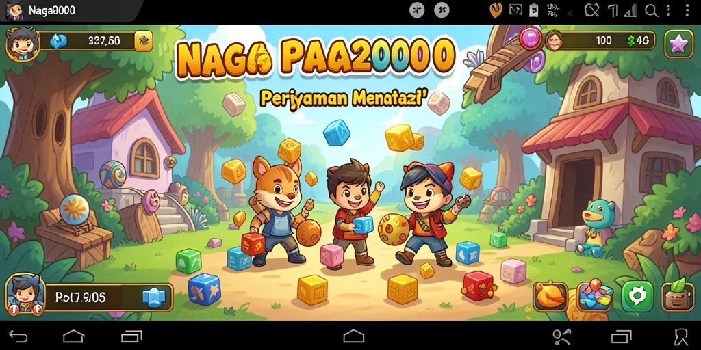Tampilan gameplay NAGA2000 yang seru dan menantang.