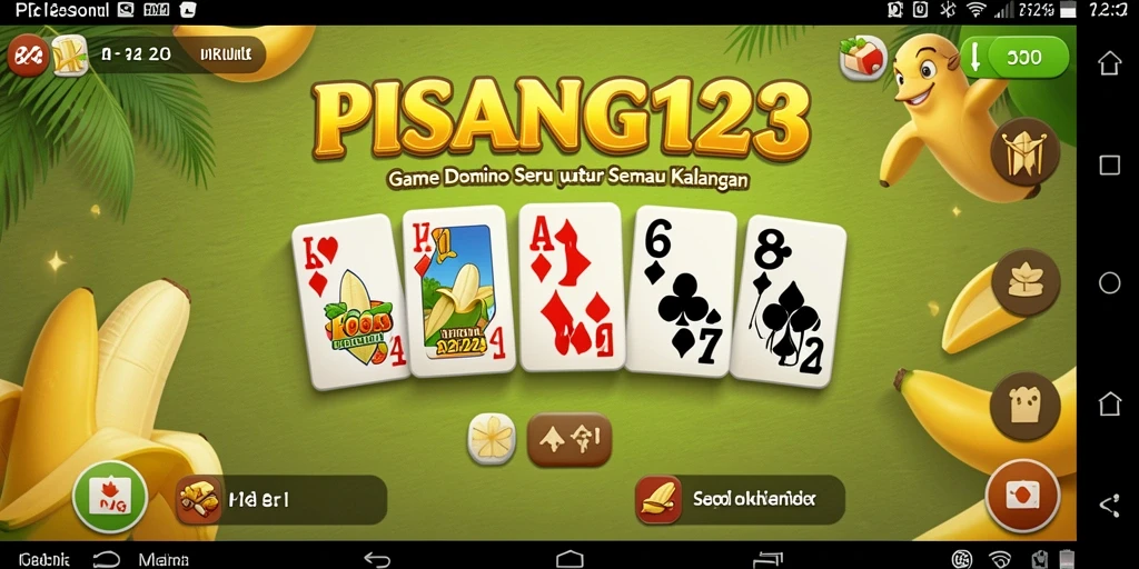 Tampilan gameplay PISANG123 yang menarik dan mendebarkan.