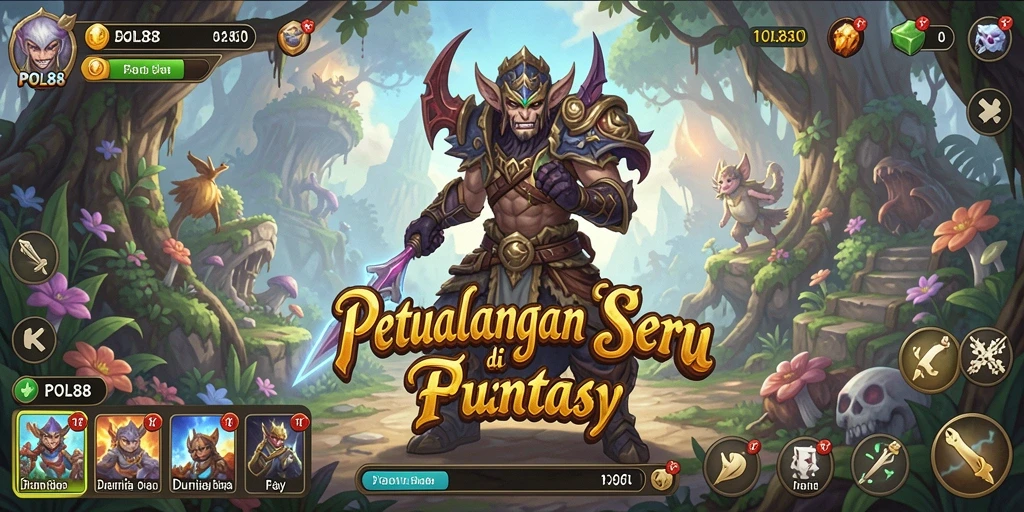 Tampilan gameplay seru dan penuh tantangan dari POL88.