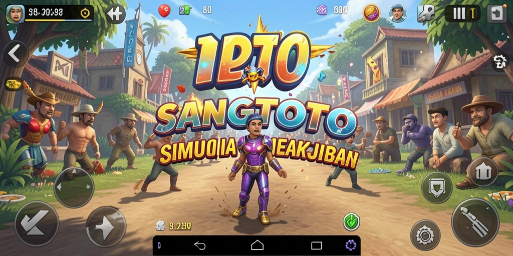 Screenshot gameplay SANGTOTO yang menunjukkan dunia simulasi yang menarik.