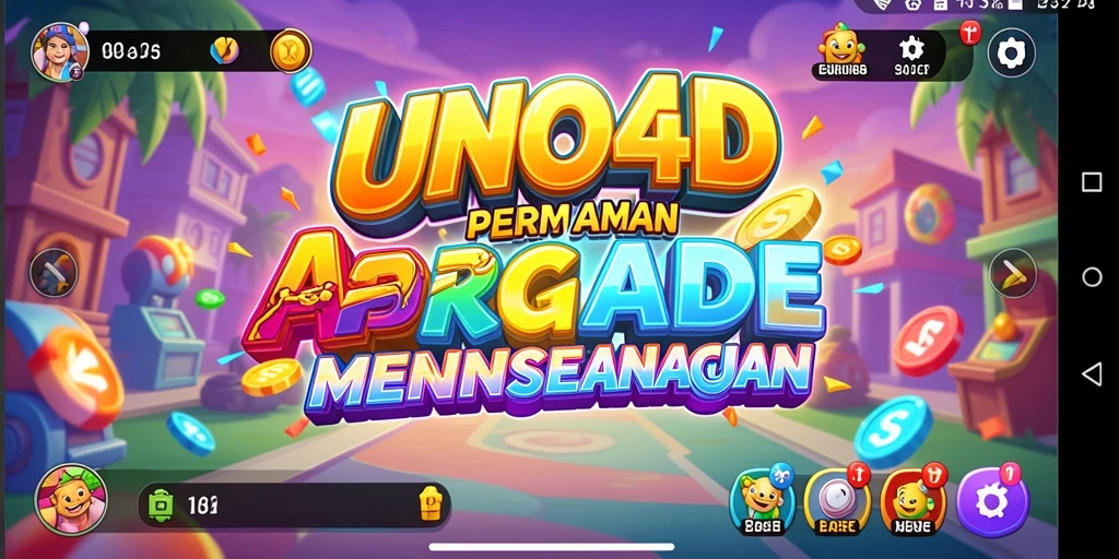 Tampilan seru dari gameplay UNO4D yang penuh warna.