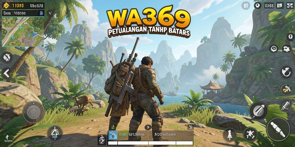 Screenshot dari gameplay WA369 menampilkan momen petualangan di dunia terbuka.