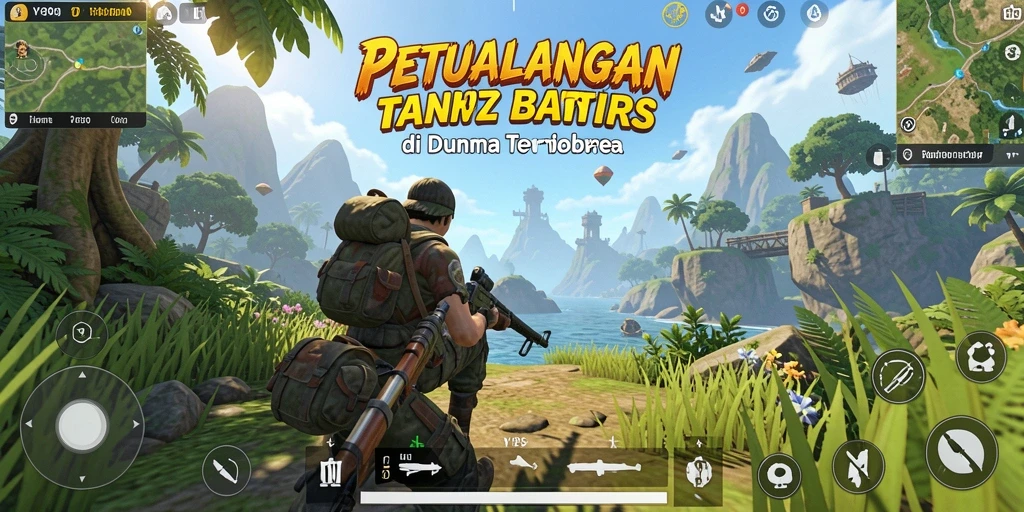Tampilan gameplay Y89 yang menakjubkan di dunia terbuka.