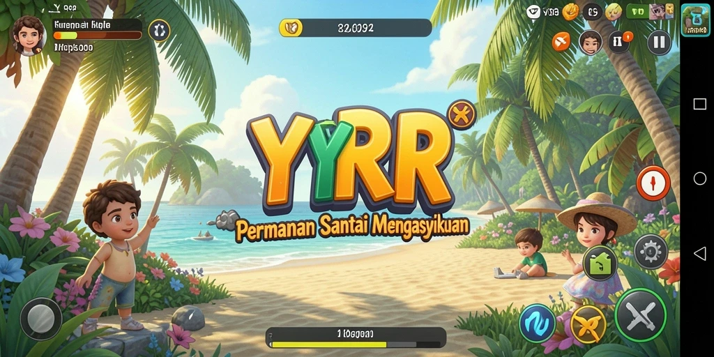 Tampilan gameplay seru dan mengasyikkan dari YYRR.